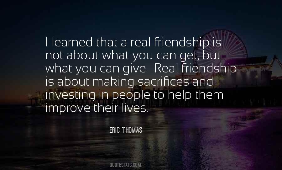 Quotes About Real Friendship #621692