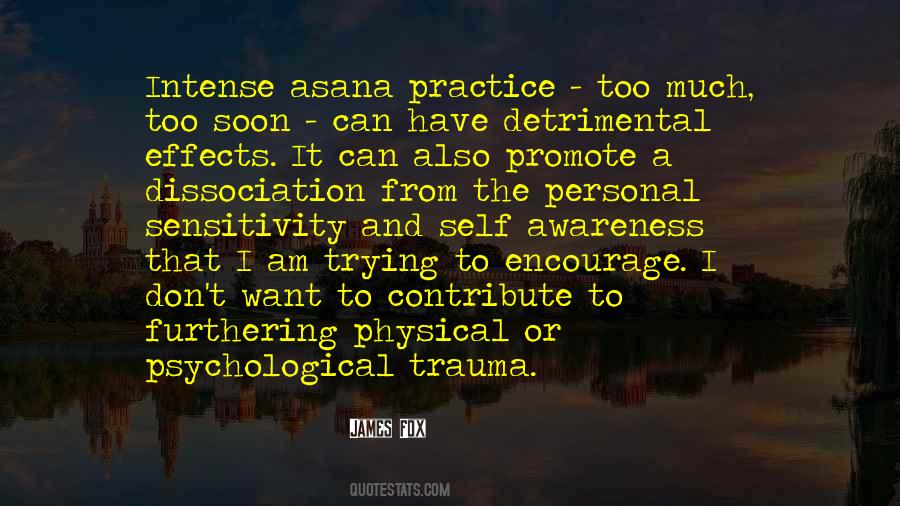 Quotes About Psychological Trauma #263078