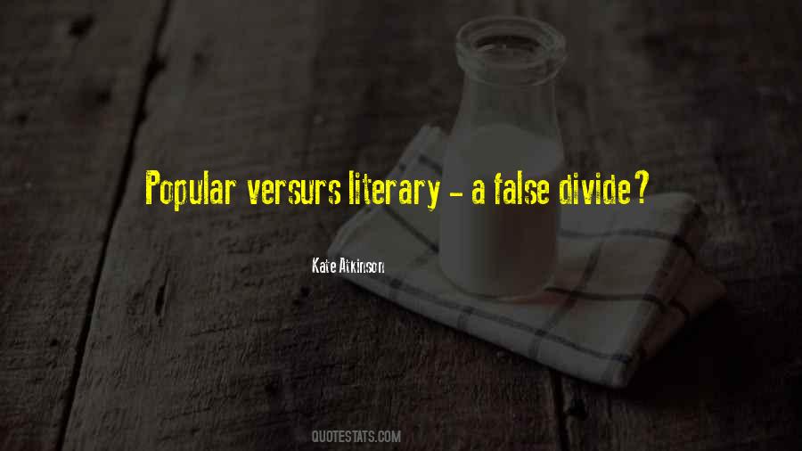 Popular Literature Quotes #1115601