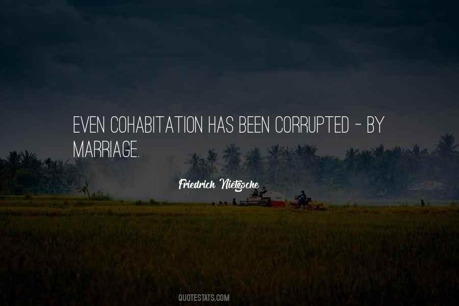 Quotes About Cohabitation #29976