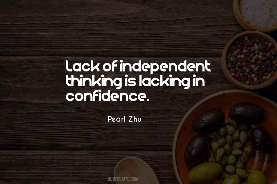 Quotes About Lacking Self Confidence #1371797