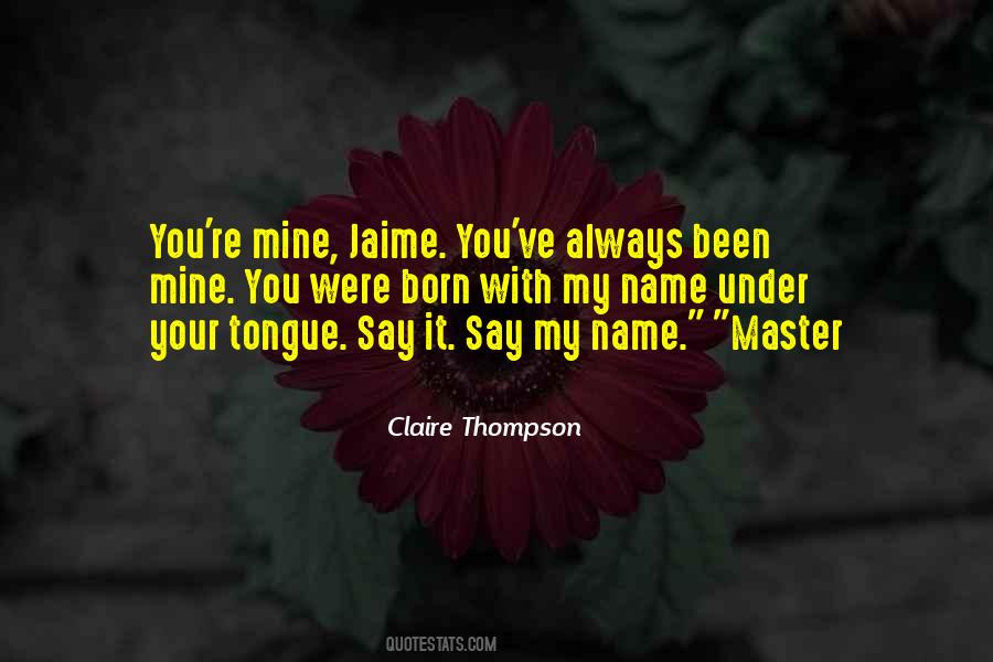 Quotes About The Name Claire #1065861