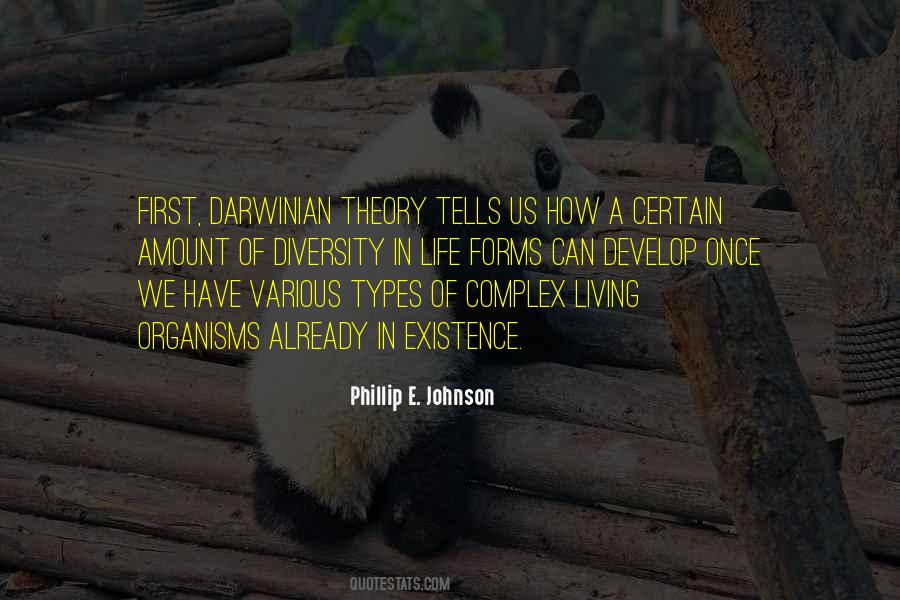 Darwinian Theory Quotes #1679088