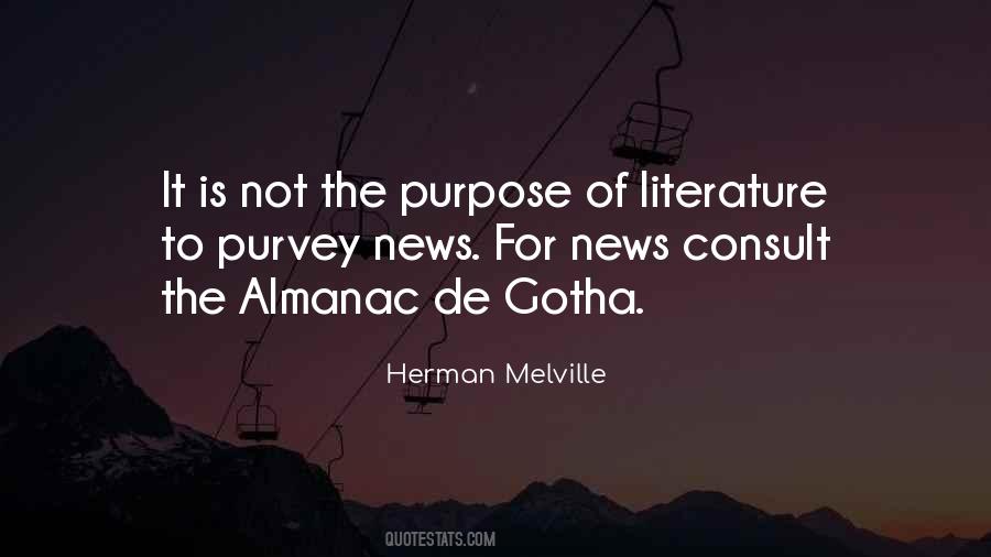 Quotes About The Purpose Of Literature #634315