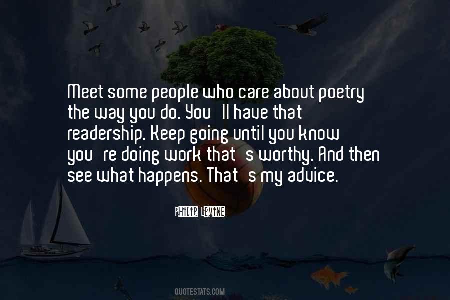 People That Care Quotes #141468