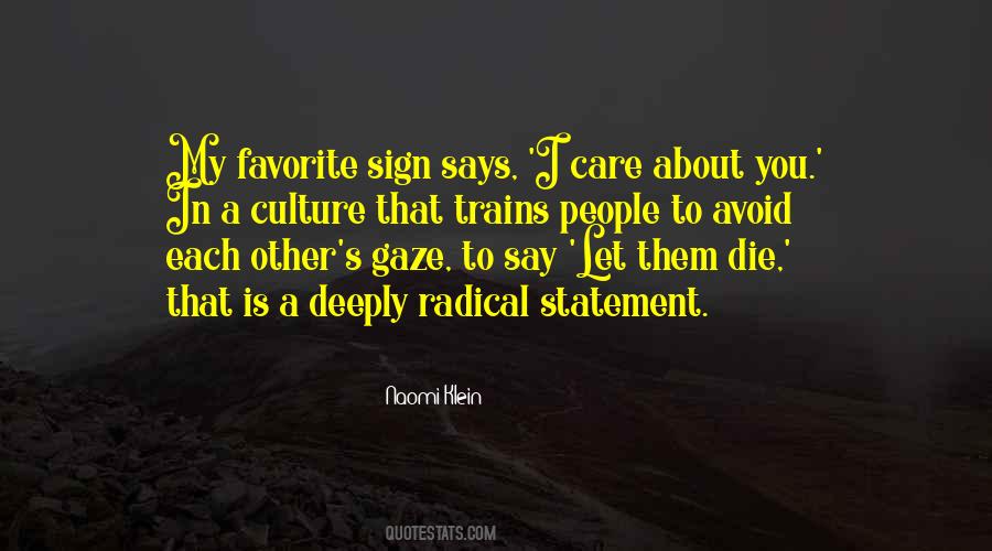 People That Care Quotes #160723