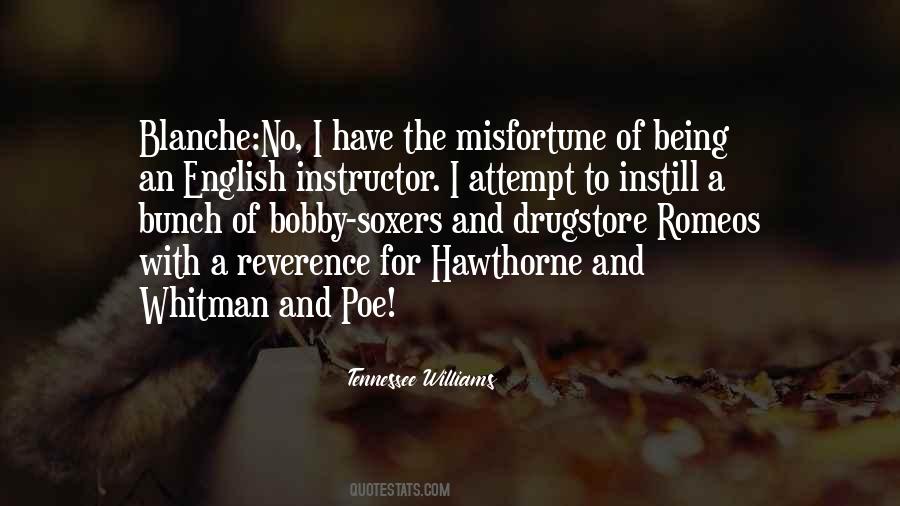 Quotes About Hawthorne #1094757