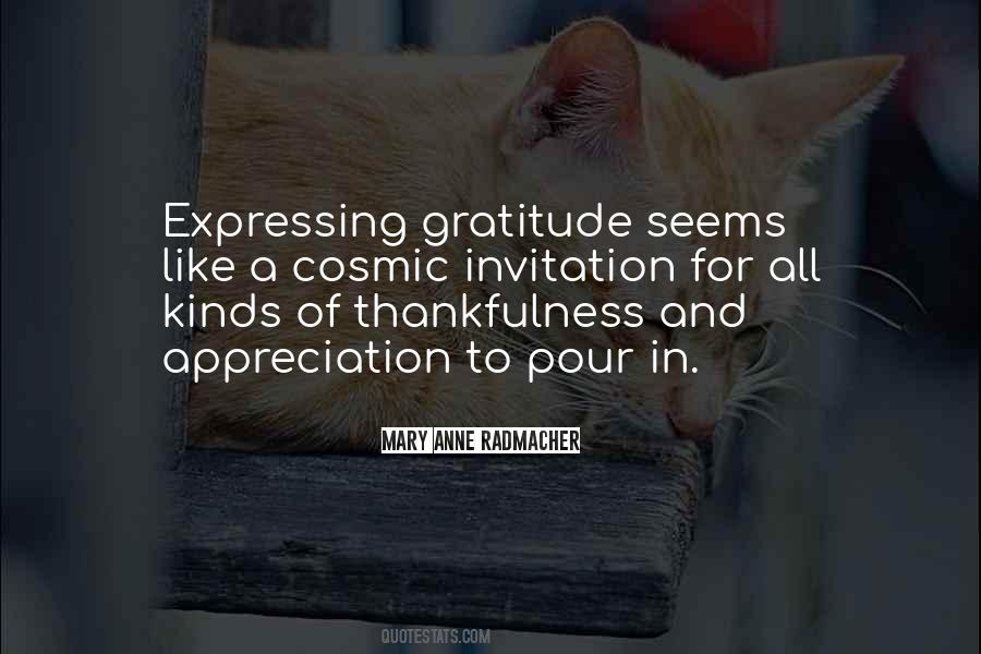 Thankfulness Appreciation Quotes #1650487