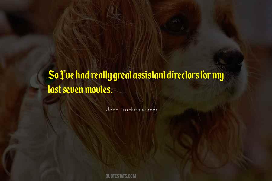 Assistant Directors Quotes #320172