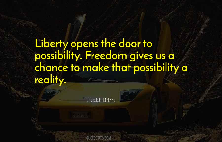 Opens Door Quotes #498515