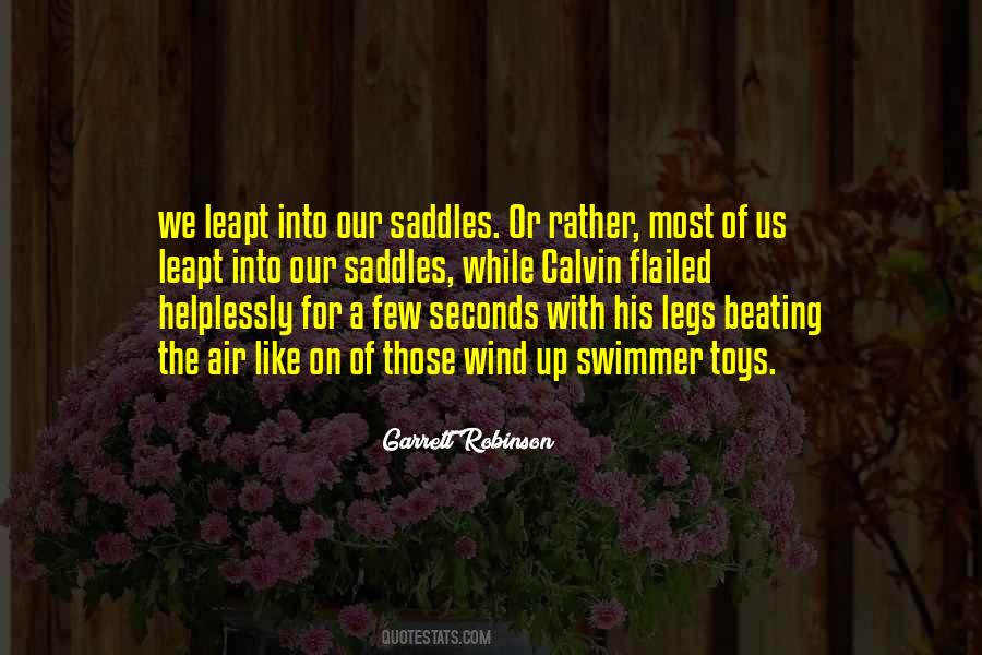 Quotes About Saddles #794159