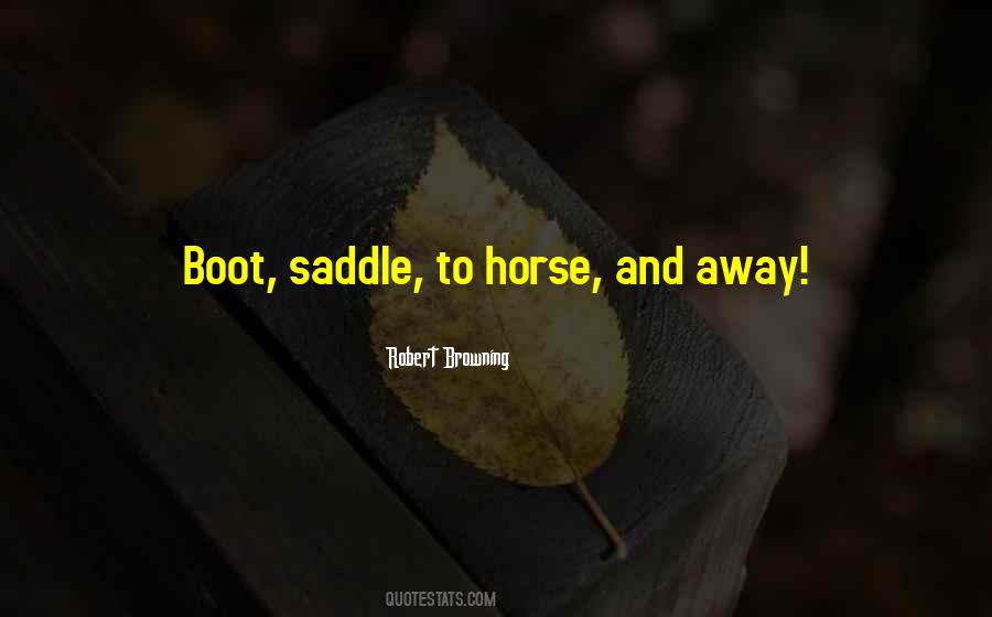 Quotes About Saddles #838705