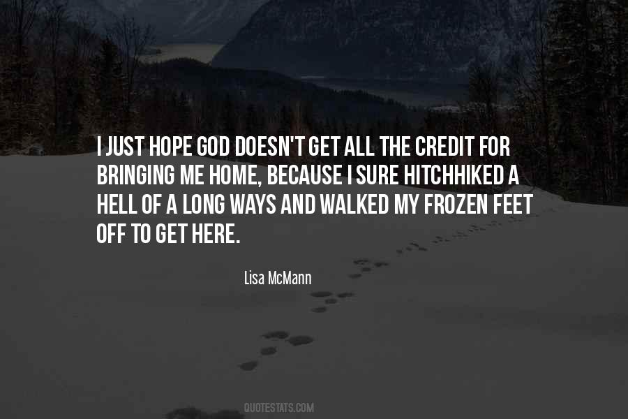 Feet Of God Quotes #712986