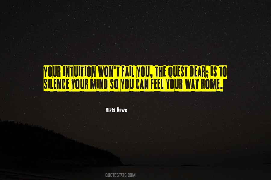 Quotes About Instinct Intuition #432113