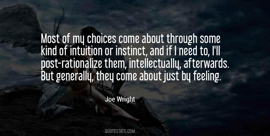 Quotes About Instinct Intuition #468782