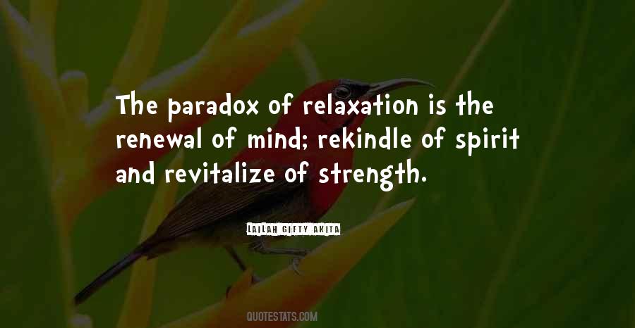 Quotes About Renewal Of Spirit #1019617