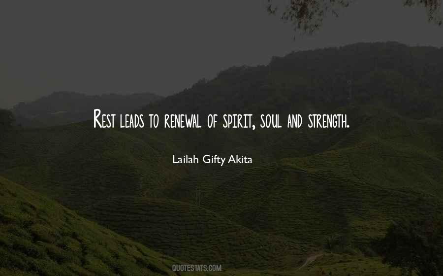 Quotes About Renewal Of Spirit #1093155