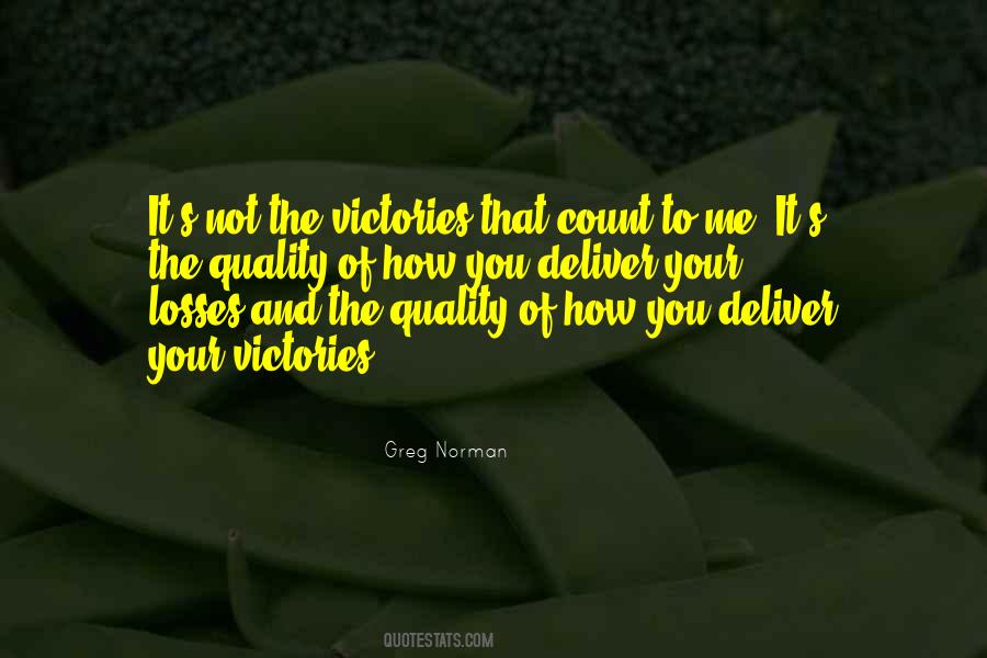 Quotes About Victory And Loss #1487969