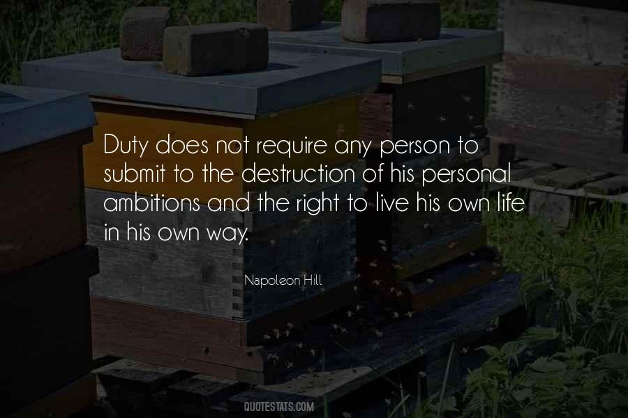 Quotes About Ambition In Life #855843