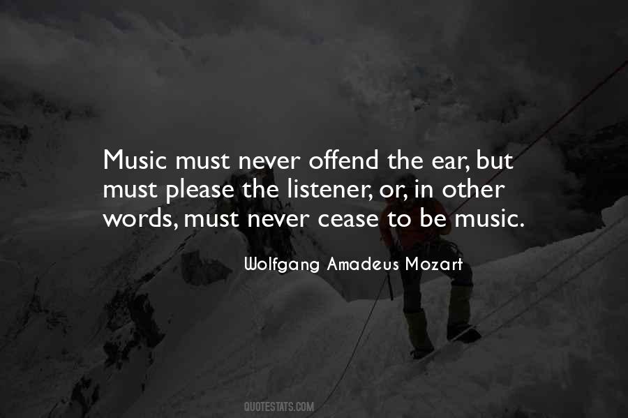 Quotes About Mozart's Music #1364450
