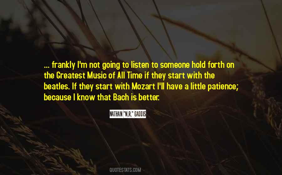 Quotes About Mozart's Music #709687