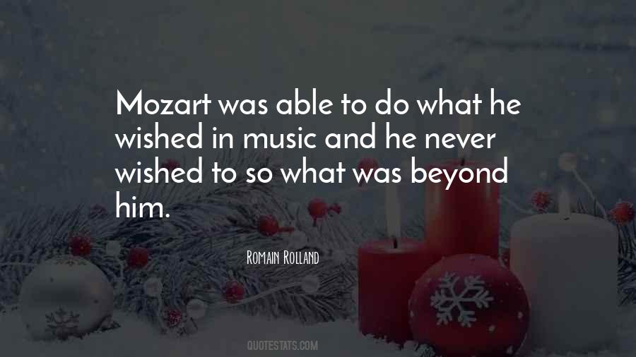 Quotes About Mozart's Music #998660