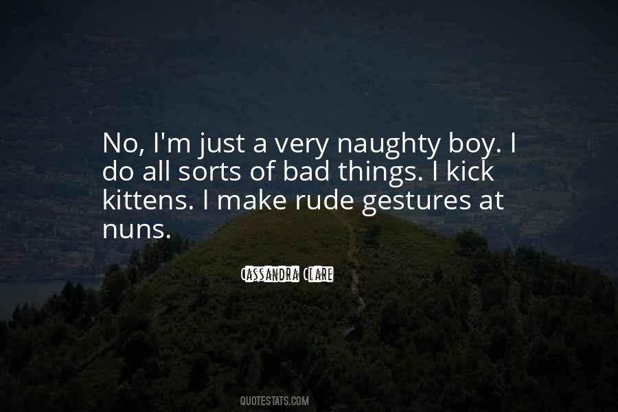Quotes About Naughty Boy #1713286