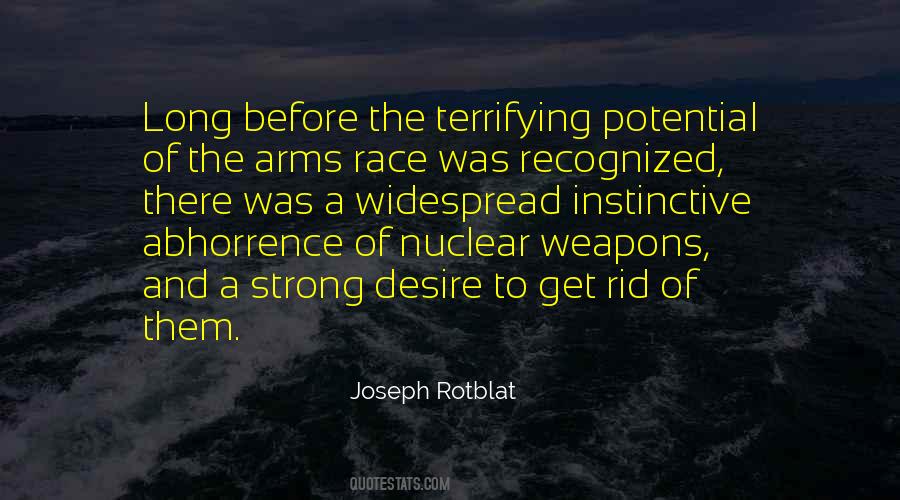 Quotes About Nuclear Arms Race #13613