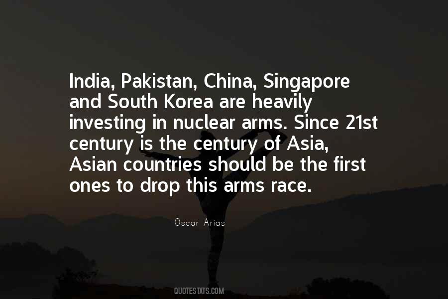 Quotes About Nuclear Arms Race #759226