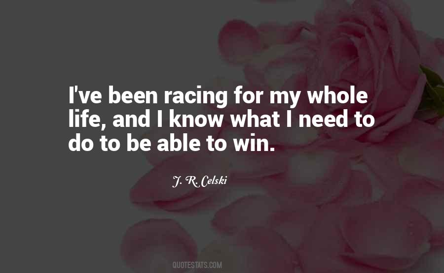 Quotes About Racing #1288325