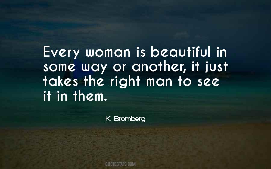 Right Woman Quotes #111109