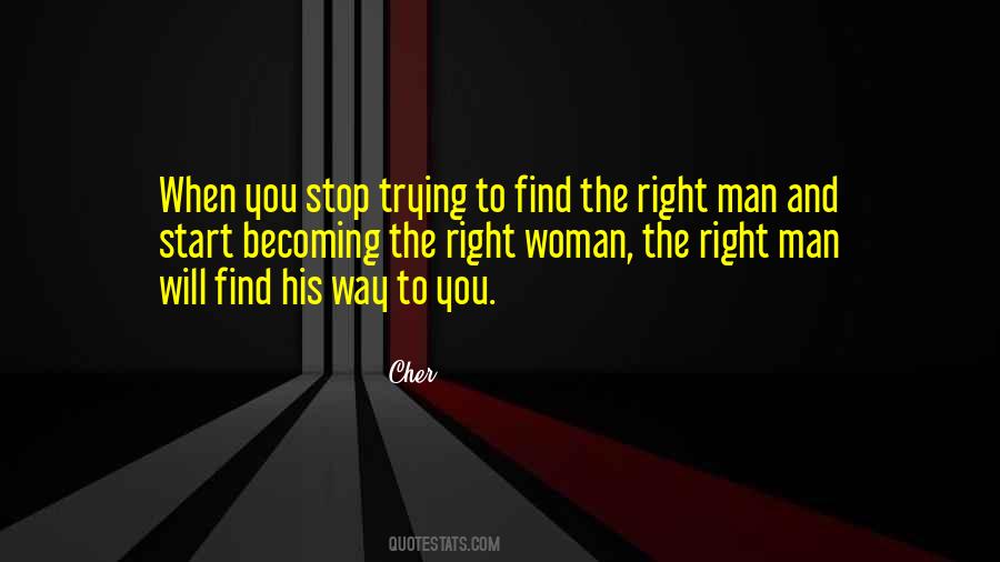 Right Woman Quotes #1271694