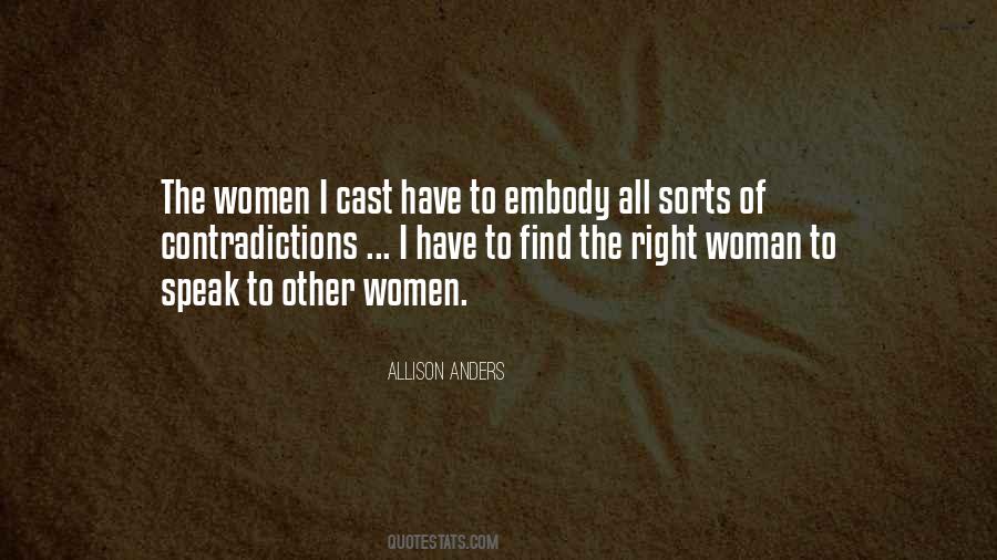 Right Woman Quotes #206401