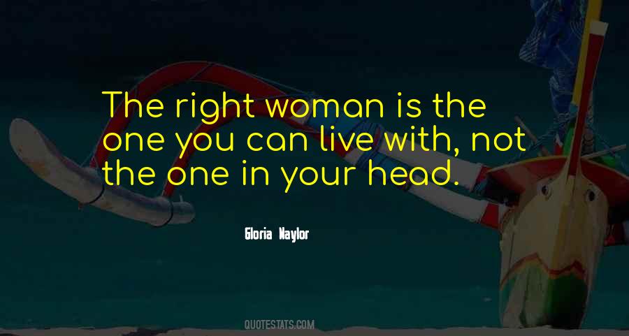 Right Woman Quotes #328228