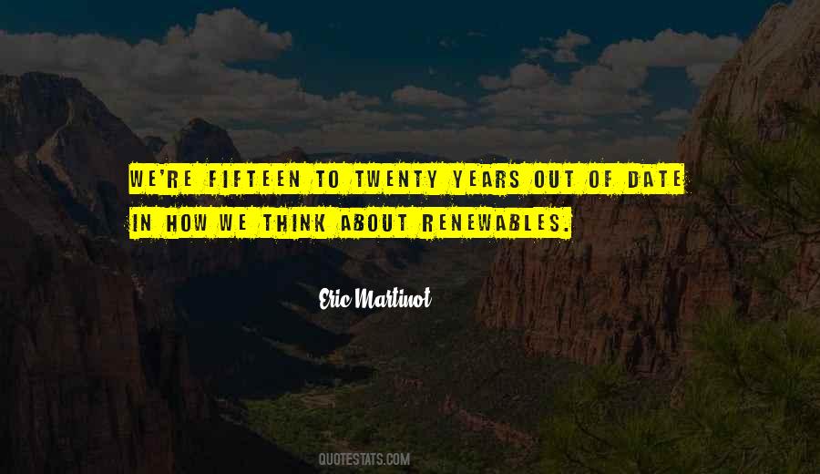 Quotes About Renewables #531913