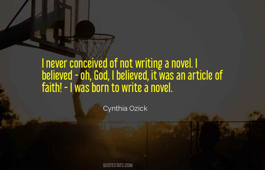 Quotes About Writing A Novel #1173328