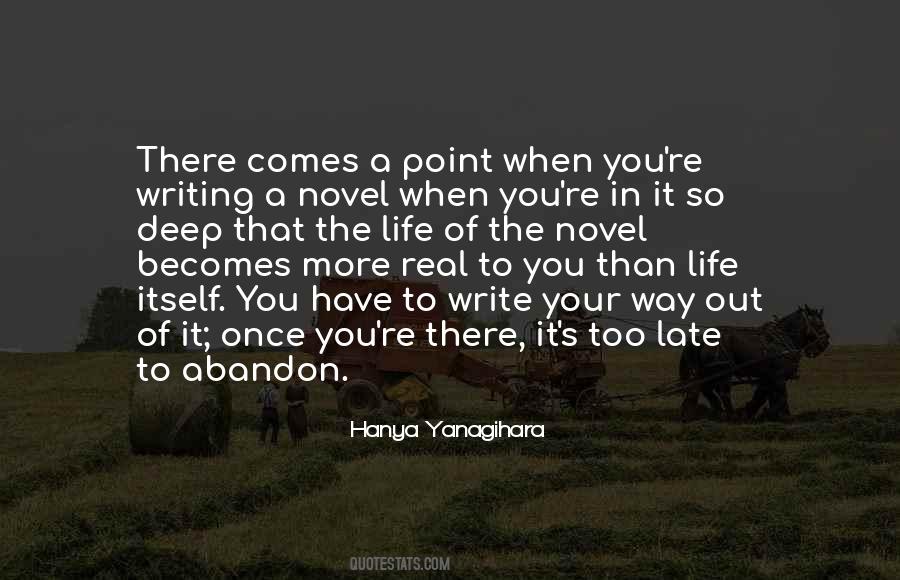 Quotes About Writing A Novel #1228315