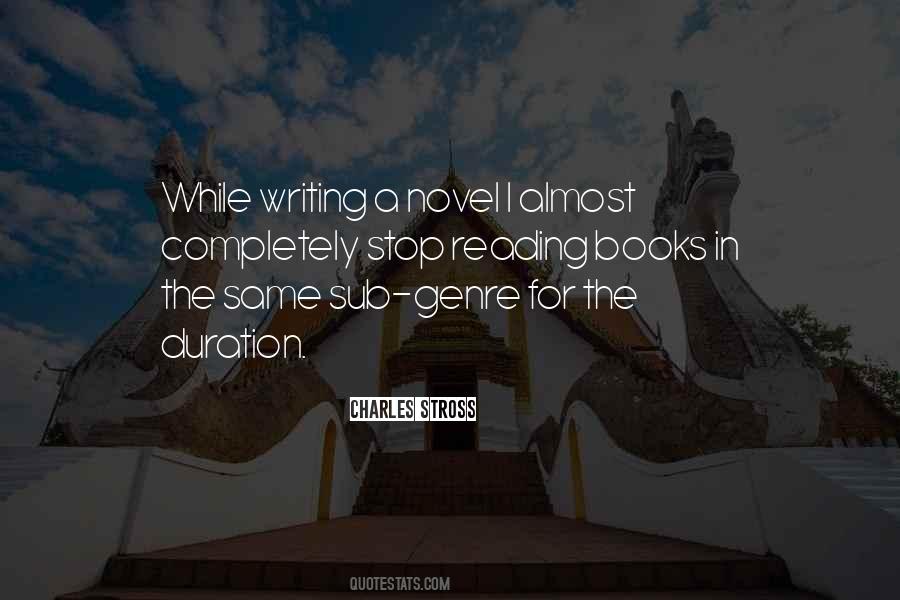Quotes About Writing A Novel #1286373