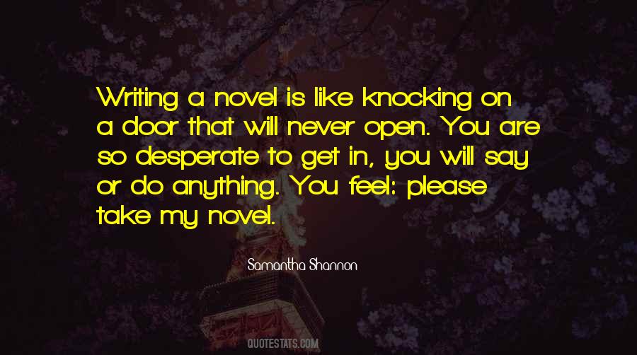 Quotes About Writing A Novel #1843854