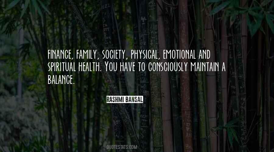 Quotes About Spiritual Health #1510301