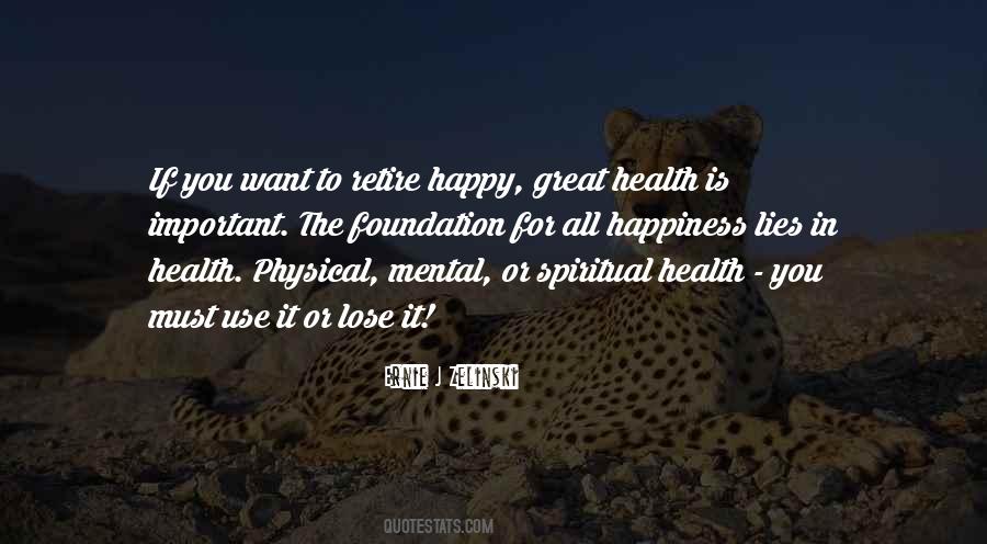 Quotes About Spiritual Health #832773