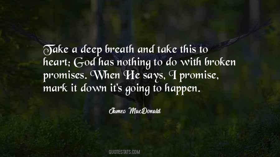 Quotes About Take A Deep Breath #1086120