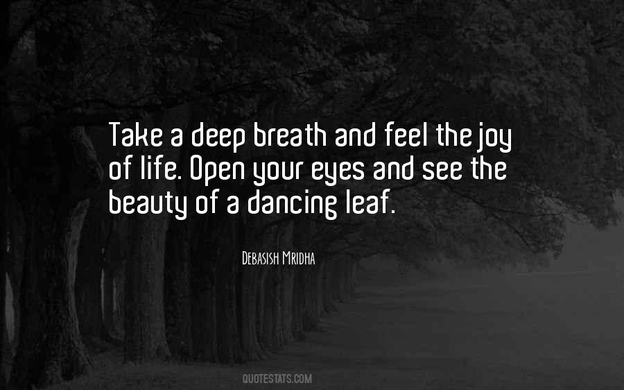 Quotes About Take A Deep Breath #1735862