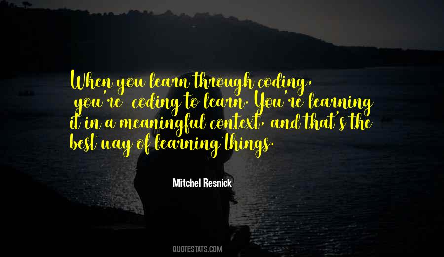 Quotes About The Best Way To Learn #1790699