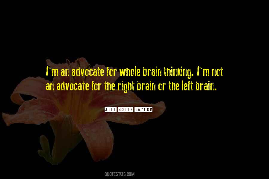 Right Brain Quotes #1018078