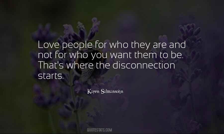 Quotes About Disconnection #281645