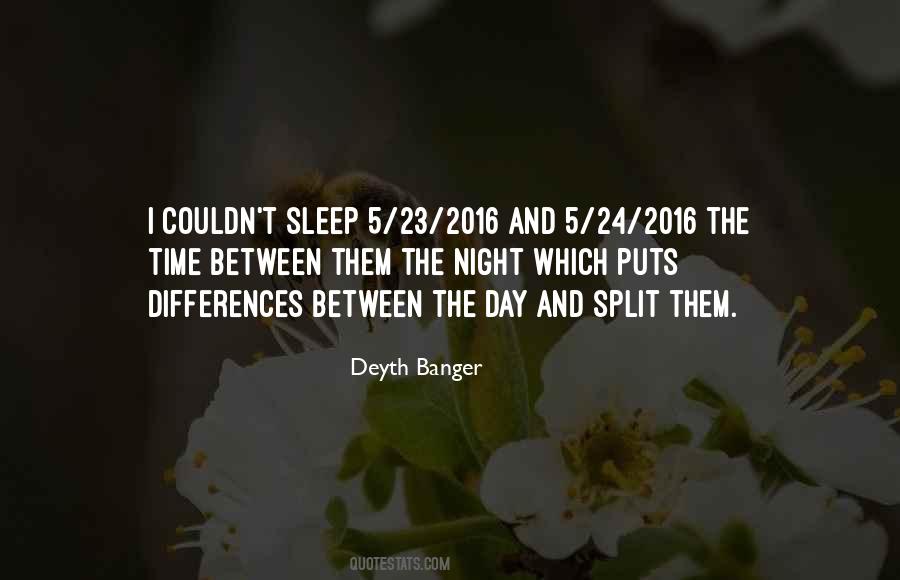 Quotes About Night And Sleep #253192