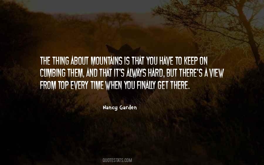 Quotes About Climbing Mountains #713503