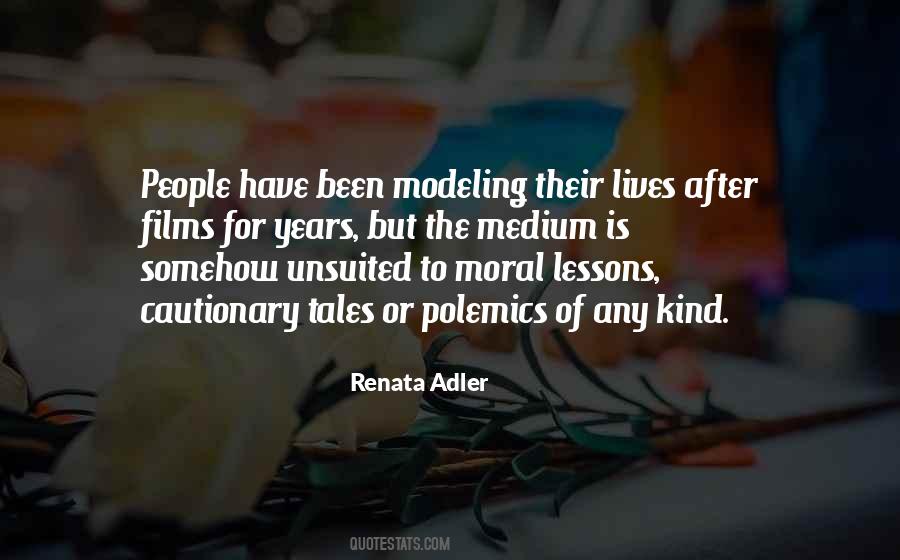 Quotes About Moral Lessons #1336580