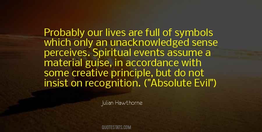 Spiritual Sense Quotes #62462